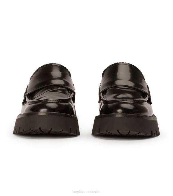 Slipper| de Tony Bianco Frauen Brooklyn-Freizeitschuhe Schwarz hochglänzend 4624583